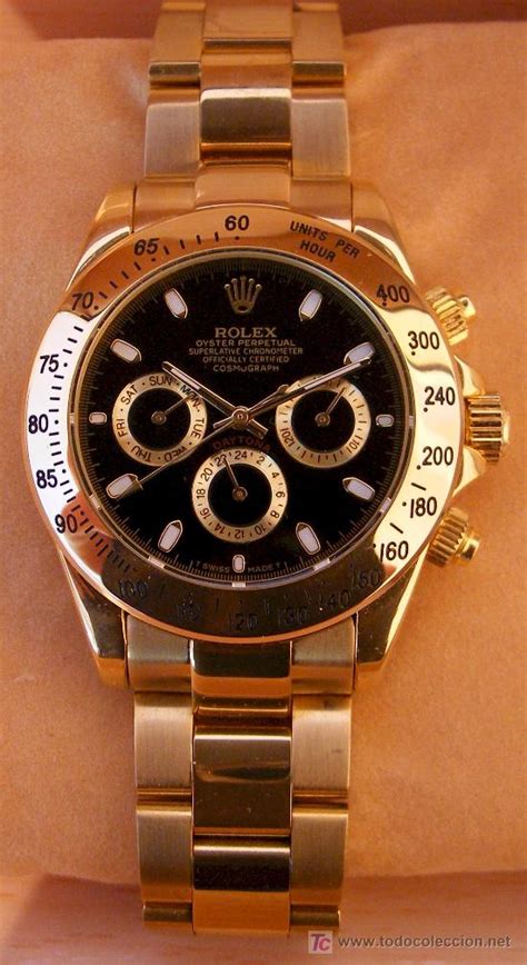 reloj rolex bañado en oro